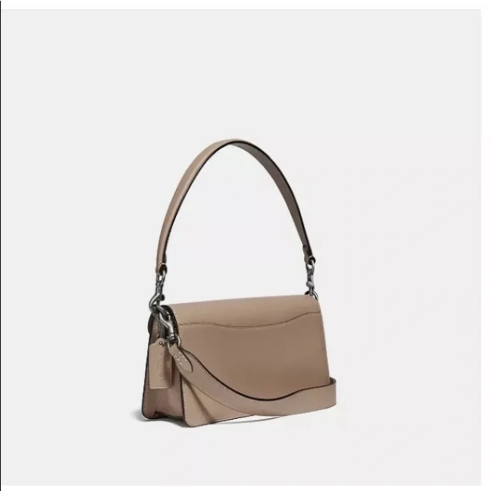 Coach Tabby 26 Signature Taupe/Silver Shoulder Bag - Picture 5 of 13
